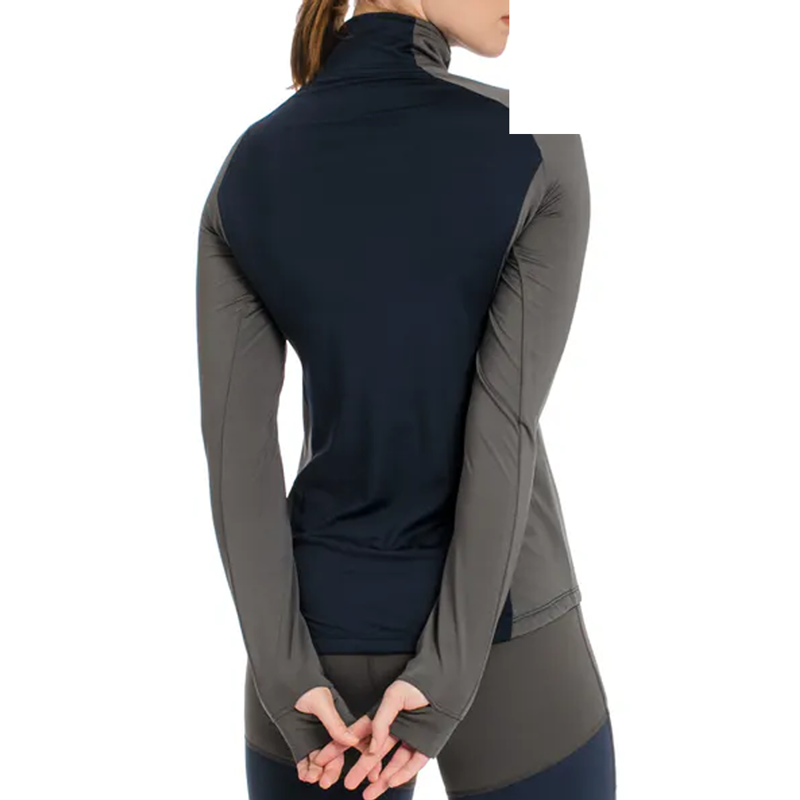 Horseware Thea Ladies Tech Quarter Zip Fleece - Castle Rock/Navy-1
